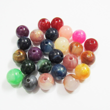 Wholesale Newest 8mm/10mm/12mm/14mm Acrylic Double Color Beads/Jewelry Finding DIY Hand Made Beads 2024 - buy cheap