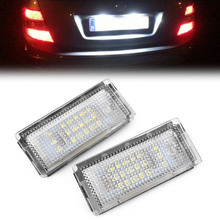 Lâmpada luminosa de led para bmw 3 series, 2 peças, placa de identificação, indicadores de iluminação, para bmw 3 series e46 1998 1999 2000 2001 2002 2003 2004 2005 2024 - compre barato