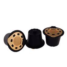 Coffee Capsule Filter Silver Refillable Reusable Compatible Nespresso Soft Capsules Baskets Sliver & Gold Coffee Accessories 2024 - buy cheap