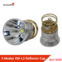 Uranusfire 501B 520B LED Flashlight Torch 5 files XM-L2 1200lumens Reflector Cup XM l2 led Flashlights 2024 - buy cheap