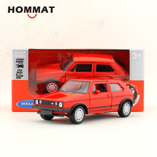 HOMMAT-Coche de simulación Welly a escala 1:36, modelo clásico de Golf I GTI, coches de juguete, coches, regalos, juguetes para niños 2024 - compra barato