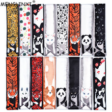 12 животных Гепард шелковый шарф 2020 новая сумка шарф для женщин роскошный бренд женский галстук модный головной платок для девушек 2024 - купить недорого