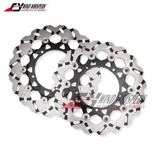 Motorcycle Flower Front Brake Disc Rotor For Yamaha Yamaha FZ6 Fazer 600 04-08 YZFR6 03-04 XJ6 DIVERSION 09-15 MT-03 06-11 MT-09 2024 - buy cheap