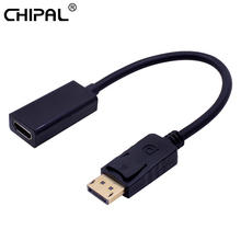 Адаптер DP к HDMI-кабелю, адаптер Mini Display Port to HDMI HDTV «Папа-мама», поддержка 1080P для проектора HDTV 2024 - купить недорого