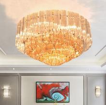 Modern atmosphere model room art crystal chandelier plum glass tube living room lamp light luxury art crystal chandelier 2024 - buy cheap