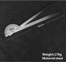 Multifunction Woodwork stainless steel Angle gauge Angle ruler Protractor W140 2024 - buy cheap