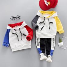 Boy casual clothing set children clothes kids cotton set hoodie+pants 2 pcs spring autumn baby boy suit toddler set for 1-4T 2024 - buy cheap