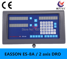 Frete grátis 2 eixo easson digital readout dro ES-8A para torno, miller, borer, moedor, edm, wirecut máquina 2024 - compre barato