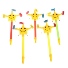 HBB 1 шт. детские цветные улыбающиеся свистки на день рождения вечерние длинные выдувные детские смешные развивающие игрушки случайный цвет 2024 - купить недорого