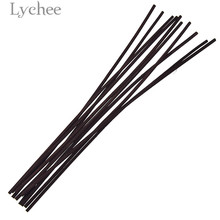 Lychee 10pcs Brown Rattan Reed Fragrance Diffuser Replacement Stick Incense Home Living Room Aromatherapy 2024 - buy cheap