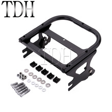 Rack de bagagem para motocicleta, preto, destacável, duas posições, montagem, rack para bagagem, para harley touring, rei da estrada, flhr, flht, flhx, 2014-2020 2024 - compre barato