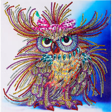 Special Shaped Diamond Painting Owl Handicraft Needlework 3d Drill Mosaic DIY Diamond Embroidery Animal 2024 - buy cheap