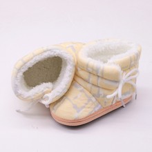 2021 New Winter Newborn Baby Boots  First Walkers Fashion Baby Boys Girls Fur Snow Comfort Warm Non-Slip Boots 0-18M 2024 - buy cheap