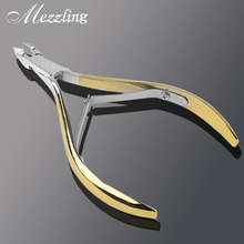 Mezzling High Quality Gold Nail Art Clipper Trimmer Cuticle Scissor Cutter Manicure Tools 2024 - buy cheap