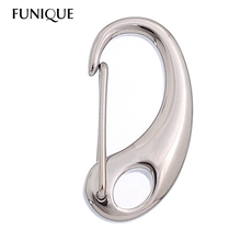FUNIQUE 1PC 316L Stainless Steel Lobster Claw Clasp Silver Tone 32.3x16.5mm DIY Jewelry Findings Accessories 2024 - buy cheap