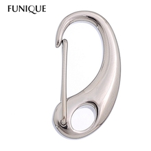 FUNIQUE, 1 pieza, cierre de pinza de langosta de acero inoxidable 316L, tono plateado, 32,3x16,5mm, accesorios para joyería DIY 2024 - compra barato