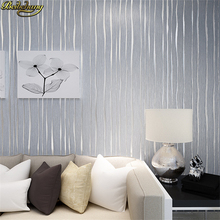 beibehang Embossed Vertical striped wall paper rolls luxury wallpapers for living room bedroom TV background wall line wallpaper 2024 - buy cheap