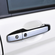 JY 8PCS Chrome ABS Door Handle Trim Accessories Car Styling Cover With Smart Keyhole For HONDA STEPWGN RK 2009-2015 2024 - buy cheap