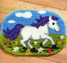 YZXINYUAN-Kit de alfombra de caballo para correr, Kit de estera artesanal de costura, Alfombra de hilo de colchón sin terminar, Alfombra de hilo de bordado 2024 - compra barato