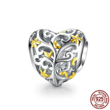 Contas de árvore da vida 925 de prata esterlina, pulseira e colar para mulheres, fabricação de joias diy 2024 - compre barato