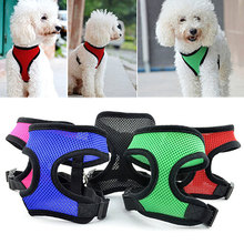 Adjustable Soft Breathable Dog Harness Nylon Mesh Vest Harness For Dogs Pets Collar Pets Chest Strap Leash Vest Rope 2024 - buy cheap