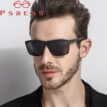 Psacss vintage quadrado polarizado óculos de sol para os homens condução pesca retro marca designer moda masculina óculos uv400 oculos 2024 - compre barato