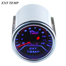 Soporte de EE. UU. Para reloj de automóvil Universal, Kit de medidor de temperatura de Gas de escape EGT, 2 ", 52mm, con carcasa blanca, tinte de humo 2024 - compra barato