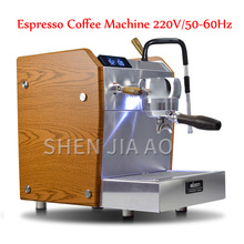 Bomba de cafetera italiana semiautomática, máquina de café Espresso con espuma de leche a presión, 220V/50-60Hz, EM-23, nueva 2024 - compra barato