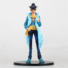 Anime one piece sanji 15th edition figura de ação em pvc, modelo de coleção, brinquedos boneca 7 "18cm 2024 - compre barato