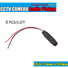 5pcs/lot Sound Monitor Audio Pickup Security Listening for CCTV Camera Audio Camera Microphone 2024 - buy cheap