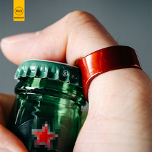 Креативные пивные открыватели из нержавеющей стали, кольцо в форме пальца, открывалка для пивных бутылок, универсальные кухонные барные инструменты диаметром 22 мм 2024 - купить недорого