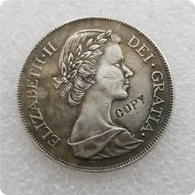 1953 inglaterra moeda copiar moedas comemorativas-réplica moedas medalha moedas colecionáveis 2024 - compre barato