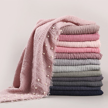 Bufanda de algodón suave para mujer, hijab musulmán, chales y envolturas islámicas, 90x180cm, precio al por mayor 2024 - compra barato