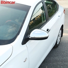Bbincar 2pcs ABS Chrome Rearview Mirror Case Side Mirror Chrome Cover For Chevrolet CAVALIER 2017 New 2024 - buy cheap
