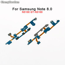 ChengHaoRan Power Button On / Off Volume Mute Switch Button Flex Cable For Samsung Galaxy Note 8.0 N5100 GT-N5100 2024 - buy cheap