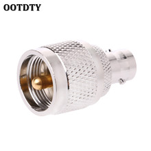 OOTDTY BNC-K Female Jack To UHF-J PL-259 Male Plug Straight RF Coax Adapter Connector 2024 - buy cheap