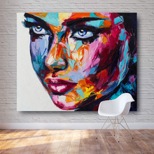 Embelish Large Size Fantasy Woman Face HD Print Canvas Oil Paintings Modern Wall Art Posters For Living Room Home Decor Pictures 2024 - buy cheap