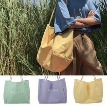 Женская большая Холщовая Сумка, очень большая сумка-тоут, сумка для покупок, Экологичная сумка для покупок, сумки на плечо для девочек 2024 - купить недорого