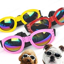 Cool Foldable Dog Pet Glasses Pet Sunglasses waterproof Big Dog Pet Eyewear Fashionable Dog Protection Goggles UV Sunglasses 2024 - buy cheap