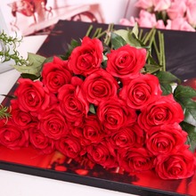20pcs Artificial Latex Rose Flowers Real Touch Silk Flowers Floral Wedding Bouquet Home Party Decoration Drop Shipping 2024 - buy cheap