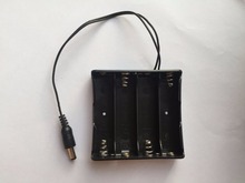 4 x 3.7V 18650 Battery Storage Box With Wire Lead DC Plug 5.5*2.1mm For 4x 18650 Battery For Soldering Connecting 2024 - buy cheap