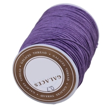 Purple 0.7mm Handwork Leather Sewing Craft Hemp Stitching Waxed Thread 2024 - buy cheap