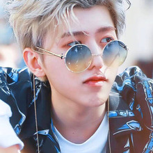 New 2019 Vintage Fashion Glasses Men Round Sunglasses Retro Cool Hip Hop Style Black Red Yellow Lens Goggles Sun Lunette Soleil 2024 - buy cheap