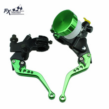 7/8" For Kawasaki ZX636R ZX6RR ZX 636 ZX 6R 2005 - 2015 Motorcycle Master Cylinder Reservoir Brake Clutch Lever Hydraulic Brake 2024 - buy cheap