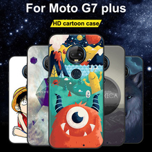 For Moto G7 plus Case animal cartoon soft silicone phone Case For Moto G7plus Cover G 7 plus XT1965 Protective Shell fundas 2024 - buy cheap