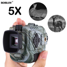 BOBLOV P4 5X Digital Zoom Night Vision Monocular Goggle Hunting Vision Monocular 200M Infrared Camera Function For Hunting 2024 - buy cheap