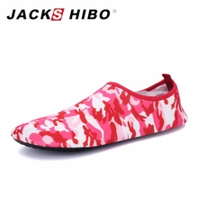 JACKSHIBO/женская и мужская водонепроницаемая обувь; босиком; быстросохнущая пляжная обувь для плавания; цвет РОЗОВЫЙ, Камуфляж; zapatos; mujer 2024 - купить недорого