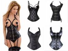 New Steampunk Steel Boned Lace up Back Sexy Lingerie Body Bustier Overbust Corset Women Waist Cincher Corsets Plus Size S-6XL 2024 - buy cheap