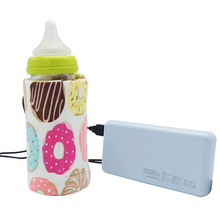 Bolsa portátil para biberón de bebé, calentador de biberón de temperatura constante, USB, aislamiento térmico 2024 - compra barato