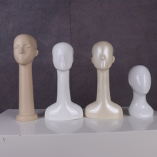 Different Style Female&Male Fiberglass Head Mannequin Head Model Factory Direct Sell 2024 - buy cheap